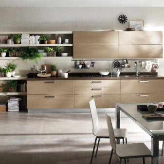 Contemporary kitchens for large and small kitchens