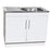 1000 x 570mm White Polyurethane Laundry Cabinet - PeakReno