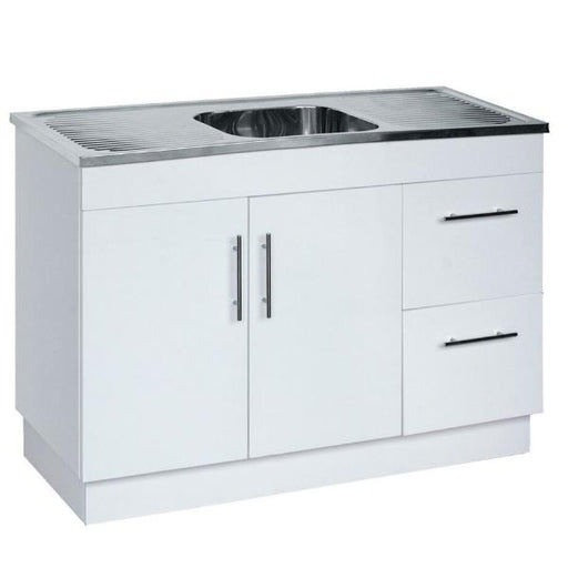 1180 x 470mm White Polyurethane Kitchenette - PeakReno