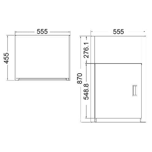 35L ( 555 x 455mm ) Laundry Tub Cabinet - PeakReno