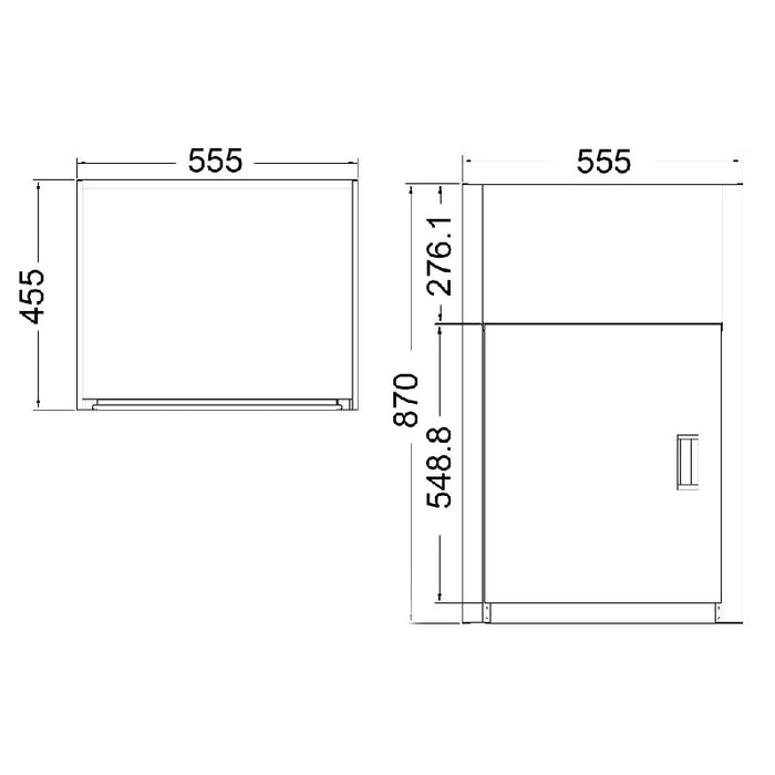 35L ( 555 x 455mm ) Laundry Tub Cabinet - PeakReno