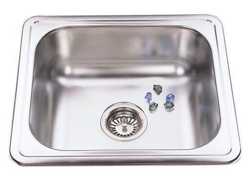 440mm x 490mm Stainless Steel Inset  Kitchen Sink - PeakReno