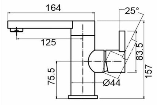 Arrow Basin Mixer - PeakReno