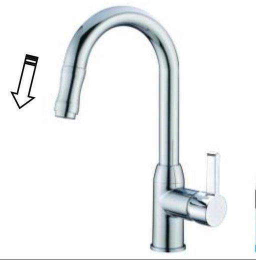 Arrow Pull Out Kitchen Sink Mixer - PeakReno