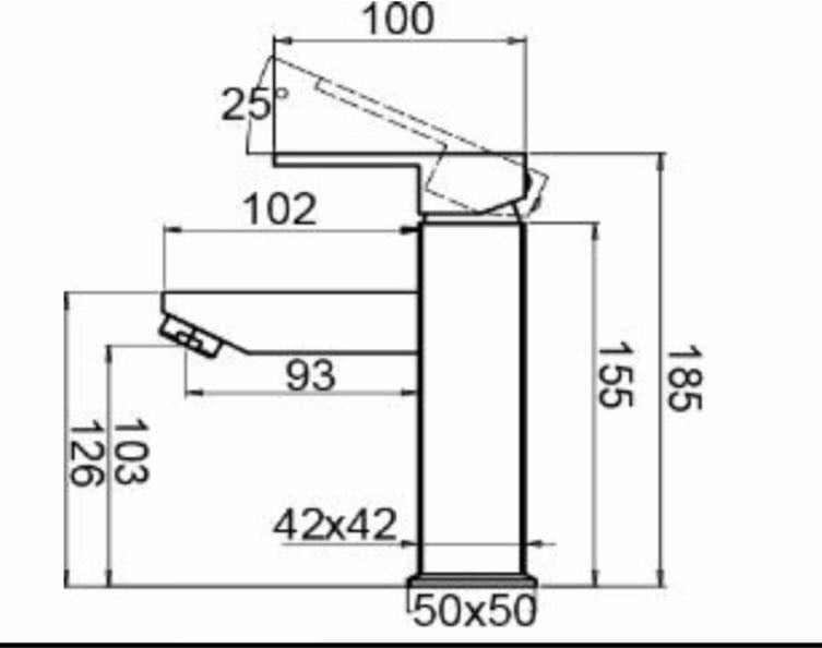 Blaze Basin Mixer - PeakReno