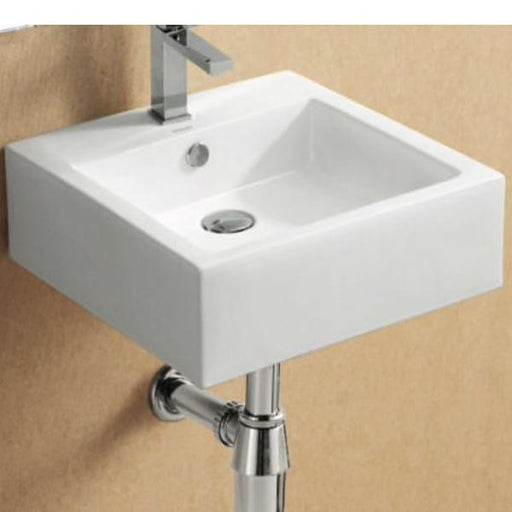 Bliss 470 x 470mmmm Square Wall Hung Basin - PeakReno