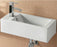 Bliss 500x250mm Wall Hung Basin (Left or Right Hand Bowl) - PeakReno