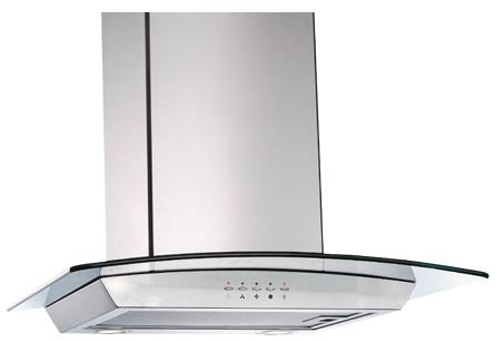 EMILIA 60cm Curved glass canopy Rangehood | Model CK60CG-U - PeakReno