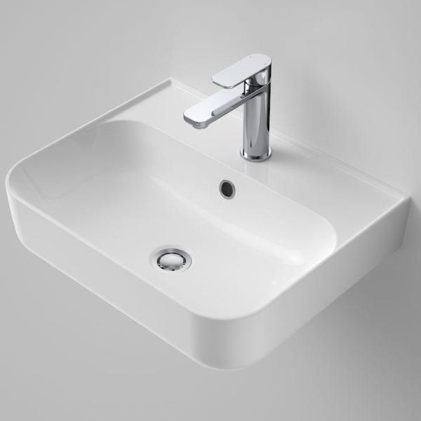 Caroma Sculptural Wall Basin 1 Taphole 500mm - PeakReno