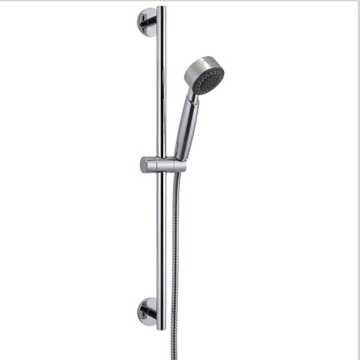 Classic 65cms Round Sliding Shower Rail Set - PeakReno