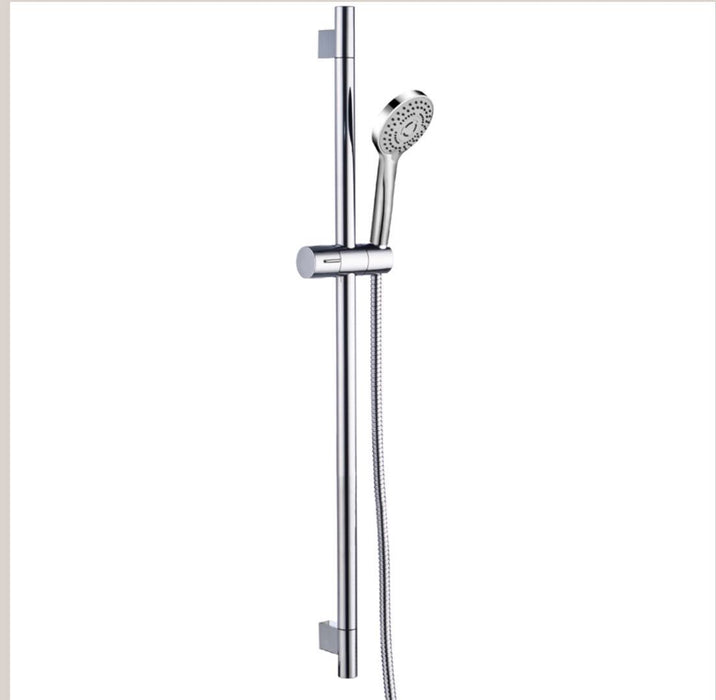 Classic 70cms 3 Funtions Round Sliding Shower Rail Set - PeakReno