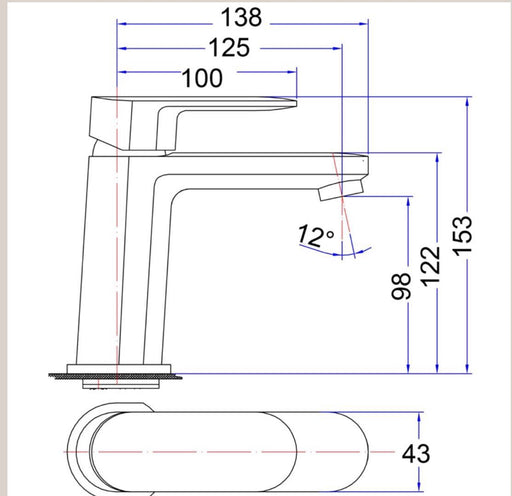 Classic Oval Basin Mixer ( Style BR ) - PeakReno