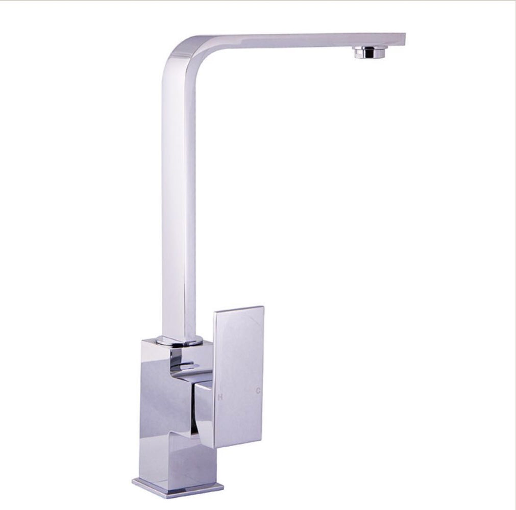 Rosa Square Swival Kitchen Sink Mixer - PeakReno