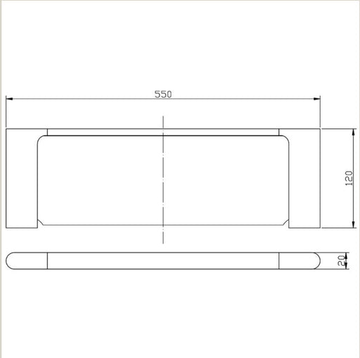 Cora Chrome Shelf - PeakReno