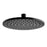 Cora Matt Black 200mm Round Shower Head - PeakReno