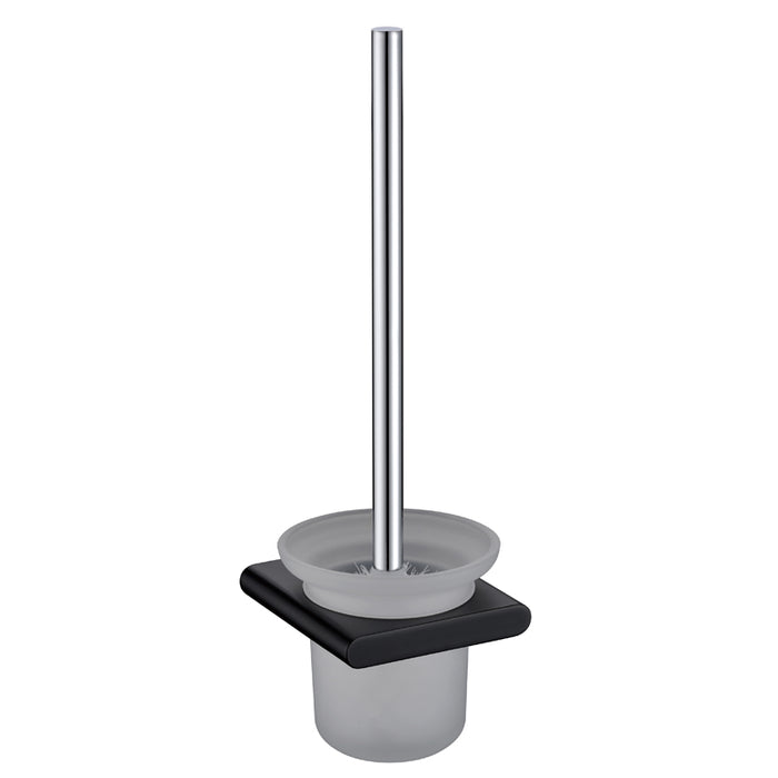 Cora Matt Black Toilet Brush Holder - PeakReno