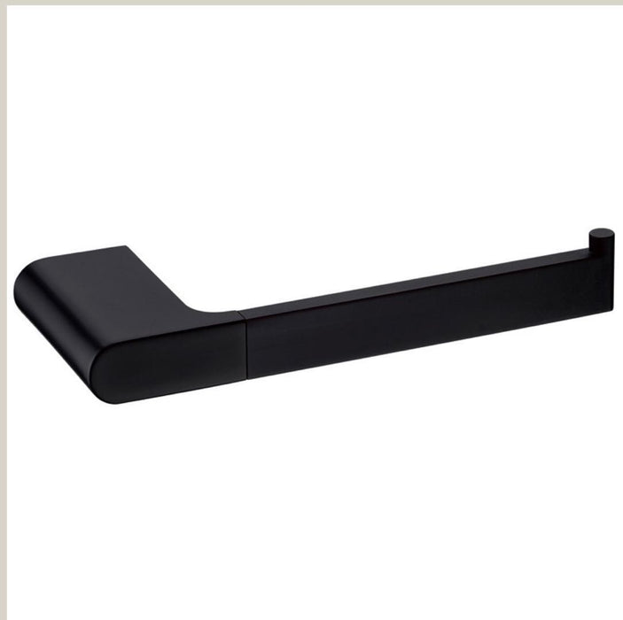 Cora Matt Black Toilet Paper Holder - PeakReno