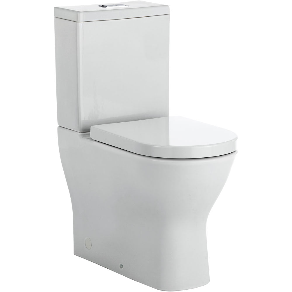 DELTA Rimless Back-to-Wall Toilet Suite - PeakReno