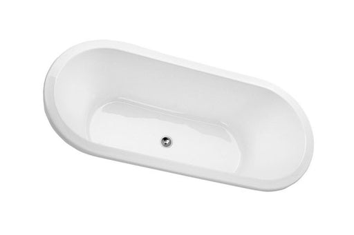 Decina Lido 1690mm Oval Inset Bath - PeakReno