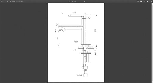 Linsol Dolton Basin Mixer - PeakReno