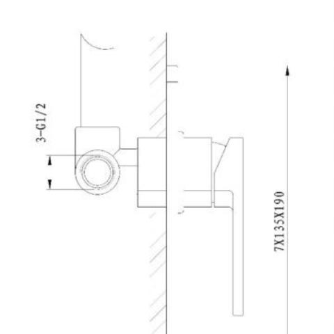 Linsol Dolton Bath & Shower Mixer - PeakReno