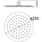 Dove 250mm Round Shower Head - PeakReno