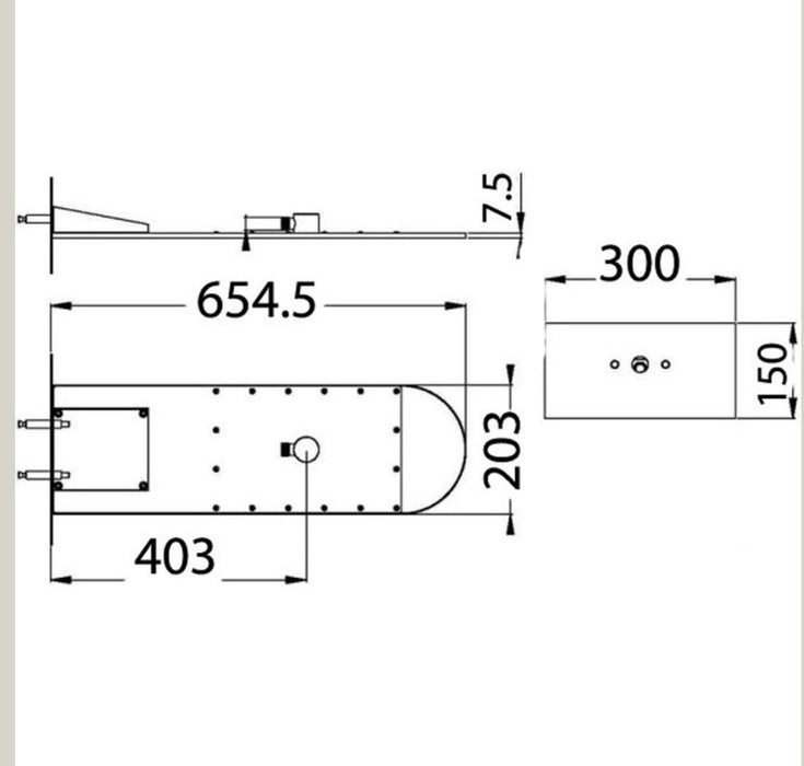 Dove 650mm Shower Head - PeakReno