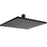 Eden Matt Black 200x200mm Square Brass Shower Head - PeakReno