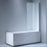 Everlasting 780mm x 1420mm Single Swing Bath Screen - PeakReno