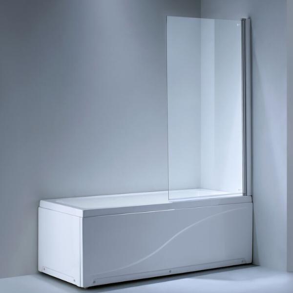 Everlasting 780mm x 1420mm Single Swing Bath Screen - PeakReno