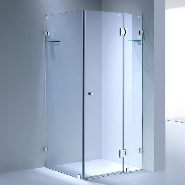 Everlasting 1000mm x 800mm Rectangular Frameless Shower Screen - PeakReno