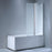 Everlasting 945mm x 1420mm Single Swing Bath Screen - PeakReno