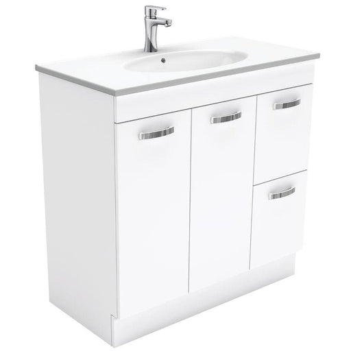 Fienza Rotondo 900mm Vanity With Vitreous China Top - PeakReno