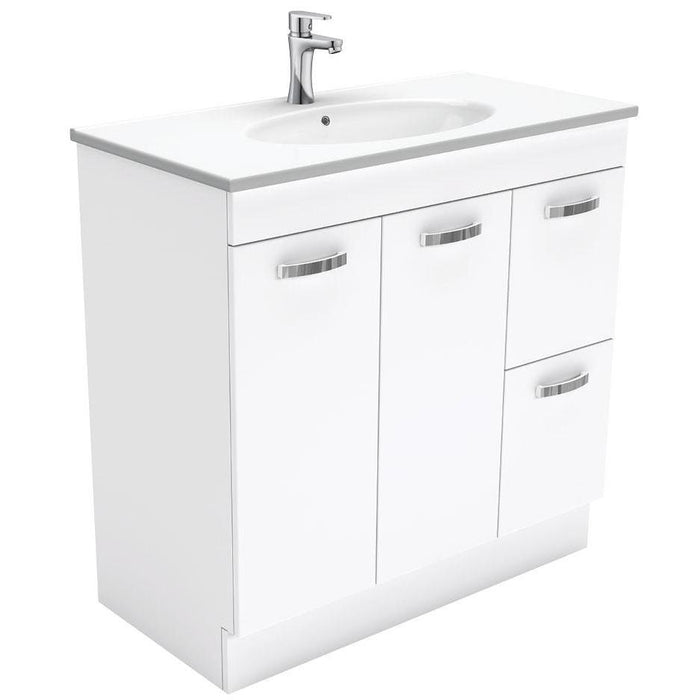 Fienza Rotondo 900mm Vanity With Vitreous China Top - PeakReno