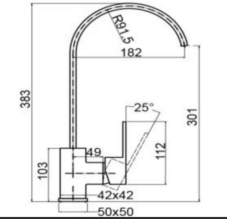 Glide Kitchen Sink Mixer - PeakReno