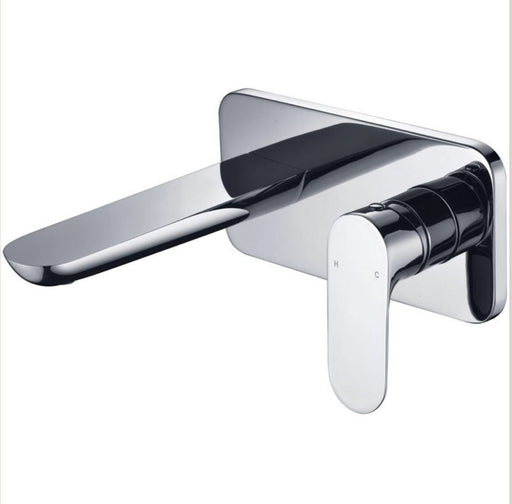 Ikon Banda Wall Basin Mixer with Spout Set - PeakReno