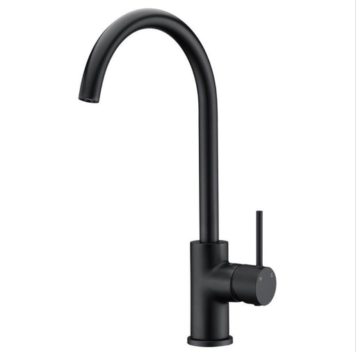 Ikon Hali Matt Black Kitchen Mixer - PeakReno