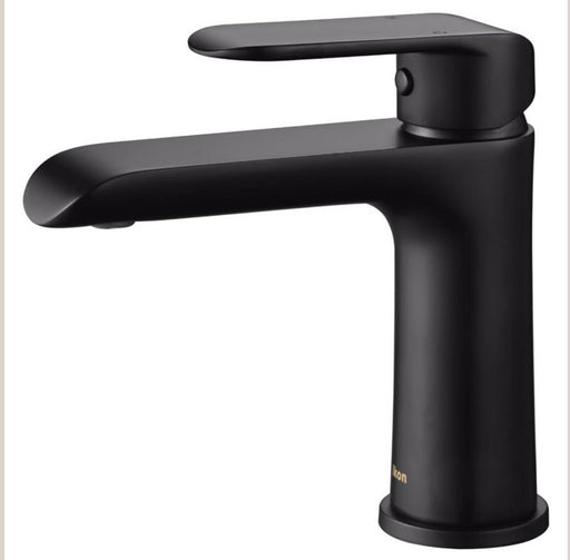 Ikon Kara Matt Black Basin Mixer - PeakReno