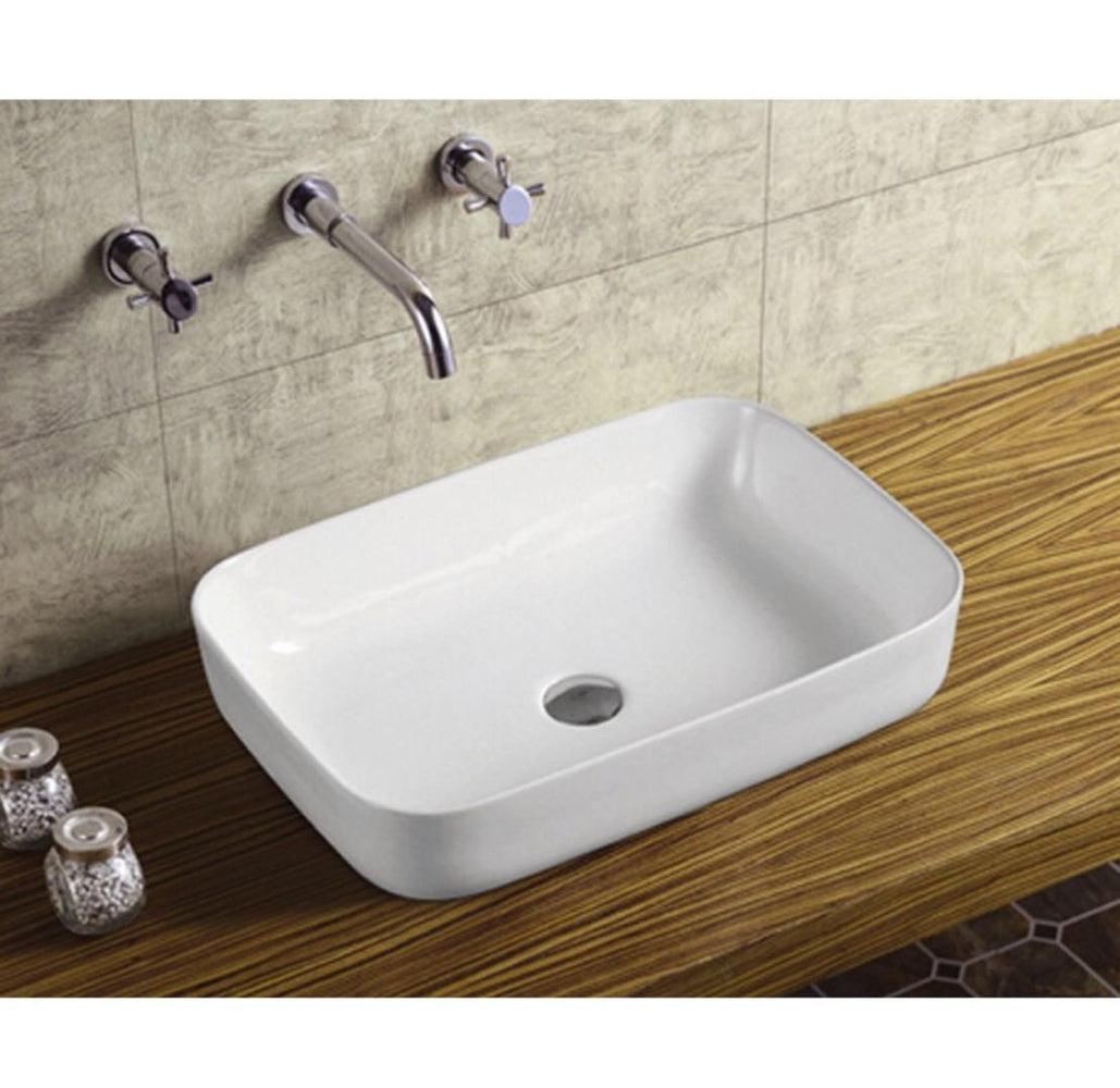 Ikon Ultra Thin Edge Artistic 605mm Above Counter Basin - PeakReno