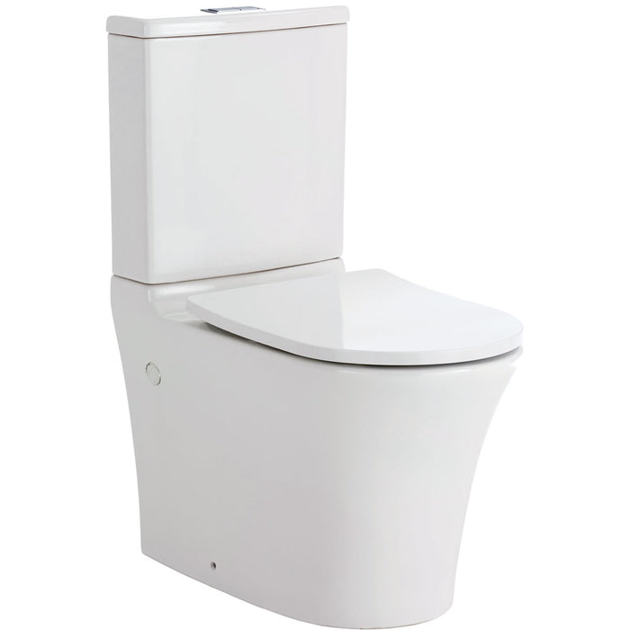 LUCIANA Rimless Back-to-Wall Toilet Suite - PeakReno