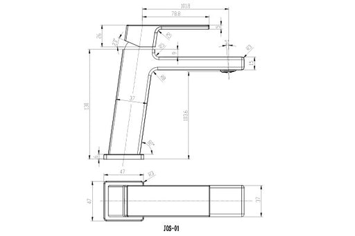 Linsol Joseph Basin Mixer - PeakReno