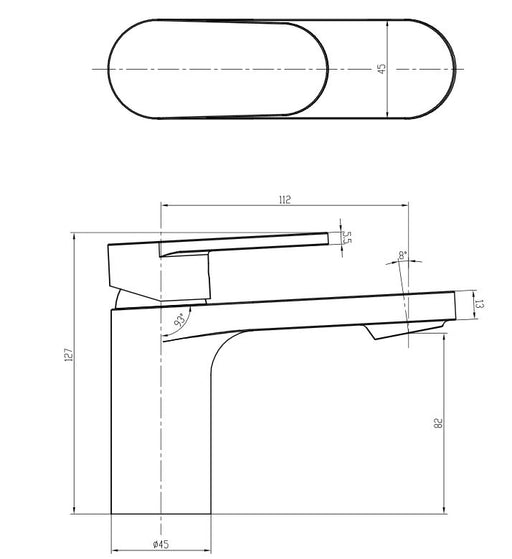 Linsol Realm Basin Mixer - PeakReno