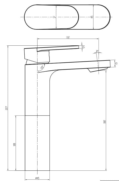 Linsol Realm Tower Basin Mixer - PeakReno