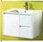 Luna 750mm White Polyurethane Wall Hung Vanity - PeakReno