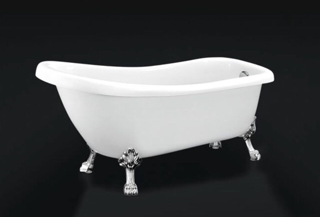 Luna Claw Foot 1700mm Freestanding Bath - PeakReno