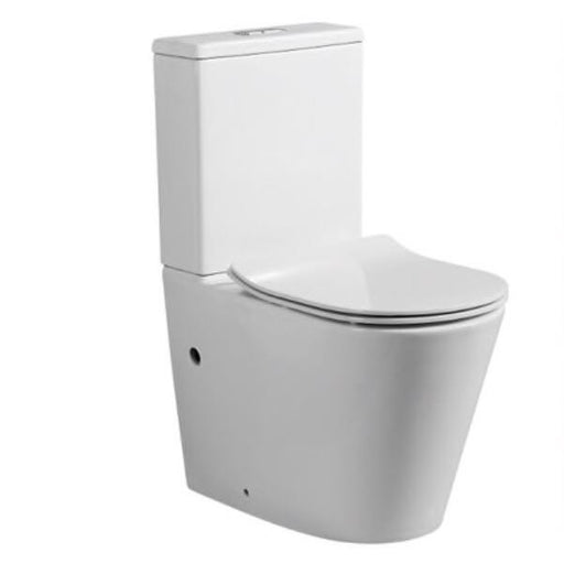 Luna Rimless Back To Wall Toilet Suite - PeakReno