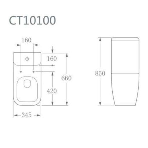 KDK 02 Back To Wall Toilet - PeakReno