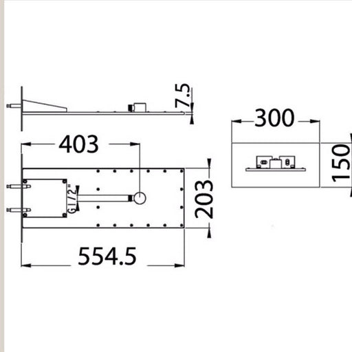 Nova 650mm Shower Head - PeakReno