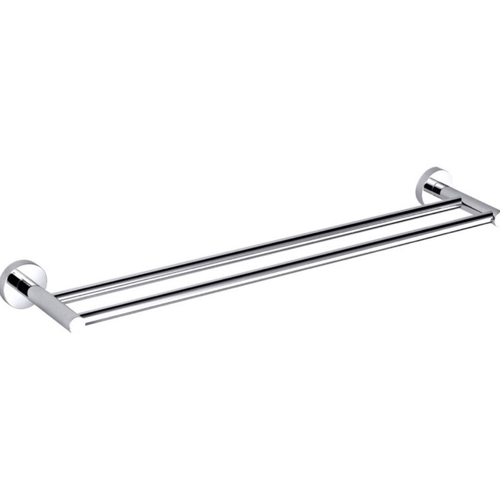 Opus 600mm Double Towel Rail - PeakReno