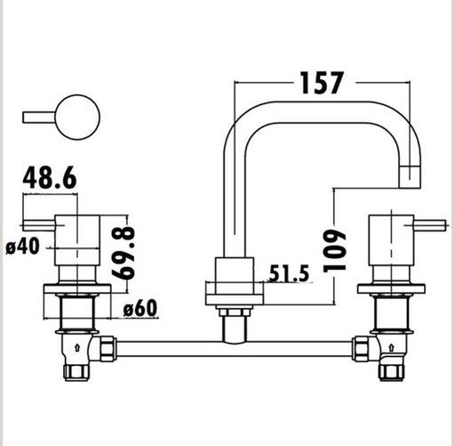 Opus Basin Tap Set - PeakReno